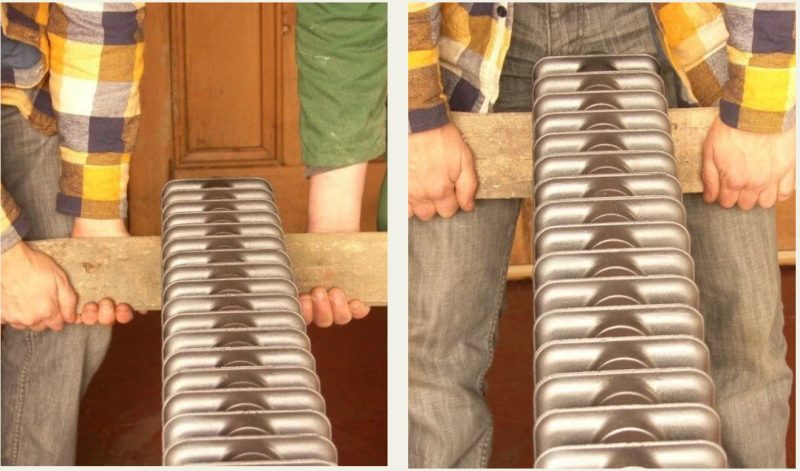 Доставка радиатора к месту монтажа